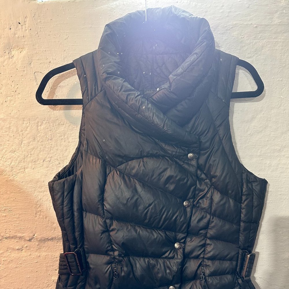 funnel neck vest